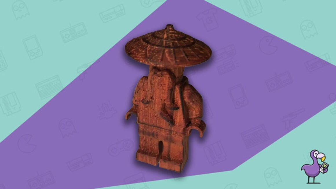 most expensive LEGO minifigurines of all time - Official Ninjago Movie Wooden Wu Prop