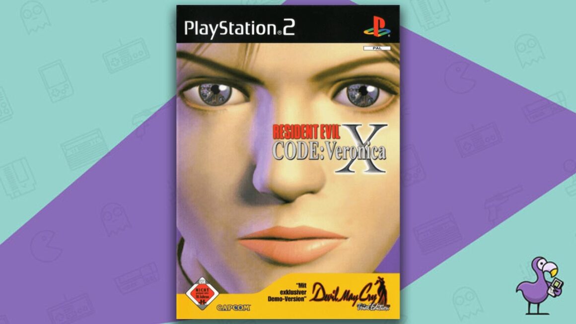 best zombie games on PS2 - Resident Evil: Code Veonica X game case cover art