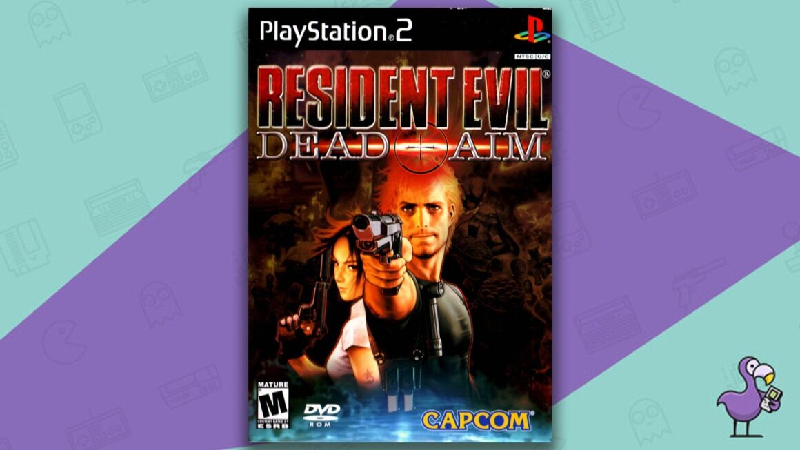 best zombie games on PS2 - Resident Evil Dead Aim game case cover art