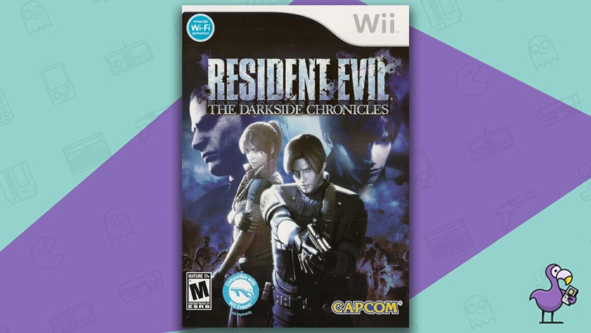 best nintendo Wii light gun games - Resident Evil: The Darkside Chronicles game case cover art