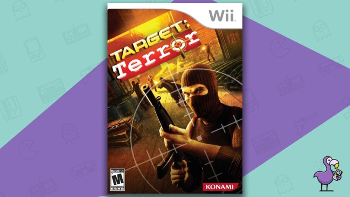 best nintendo Wii light gun games - Target Terror Wii game case cover art
