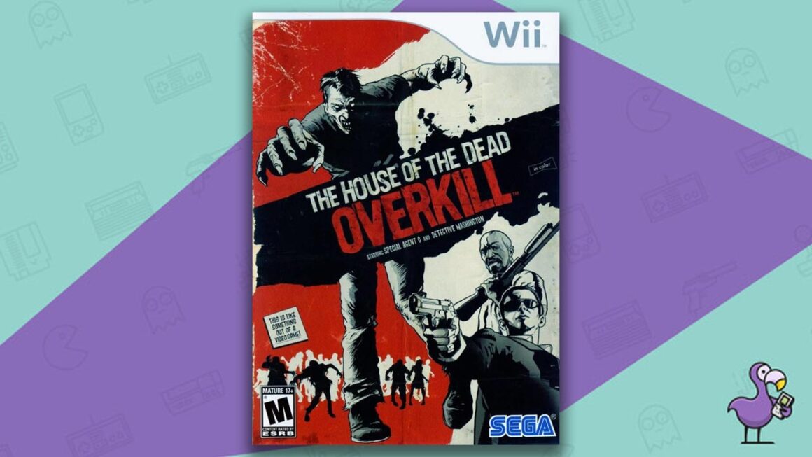 best nintendo Wii light gun games - The House of the Dead: overkill game case cover art