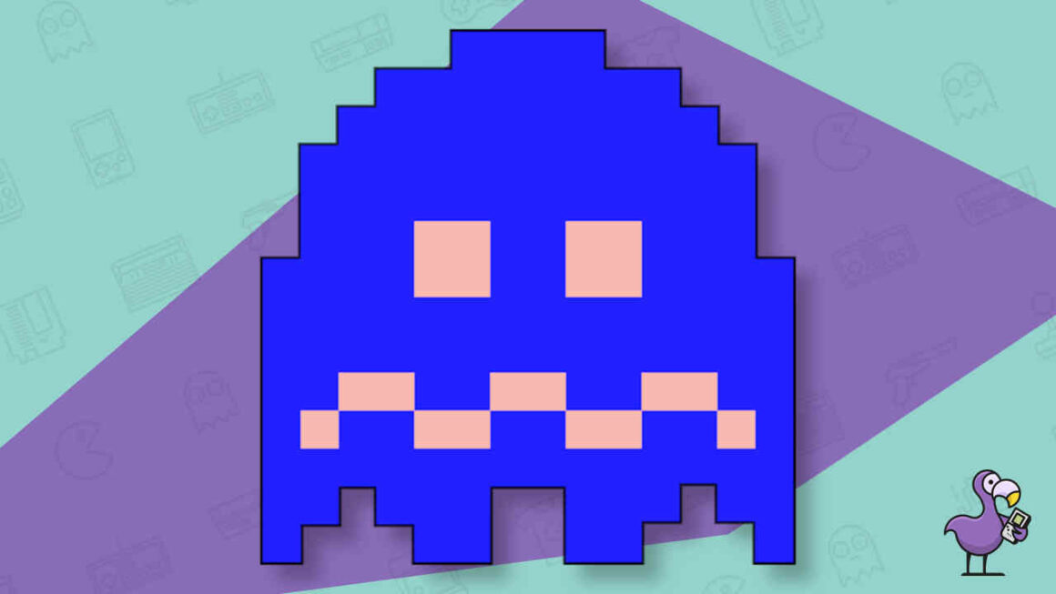 Frightened or Vulnerable Blue Ghost - Pac-Man