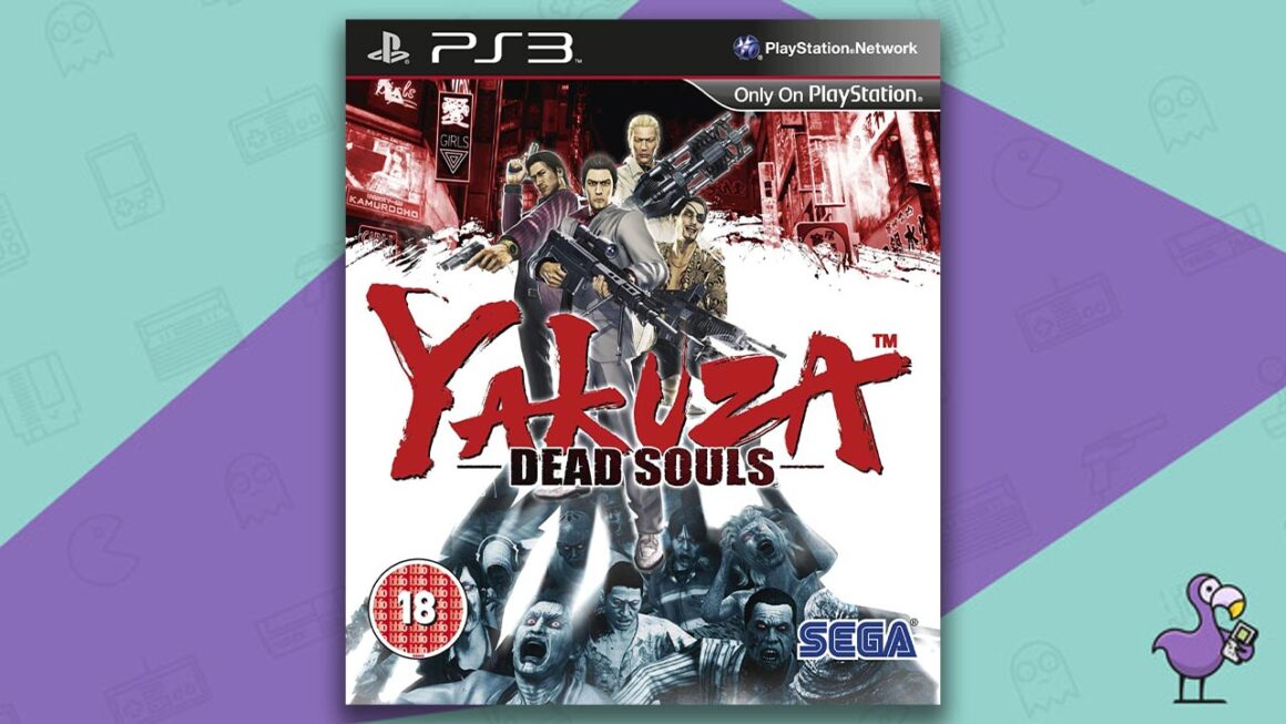 10 Best Zombie Games For PS3 Of All Time - Yakuza Dead souls game case cover art