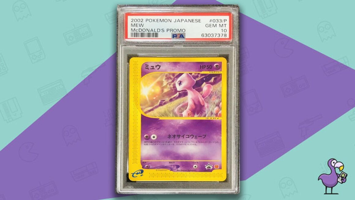 10 Most Valuable McDonald's Pokemon Cards Of 2022 - 2002 Mew Japanes card