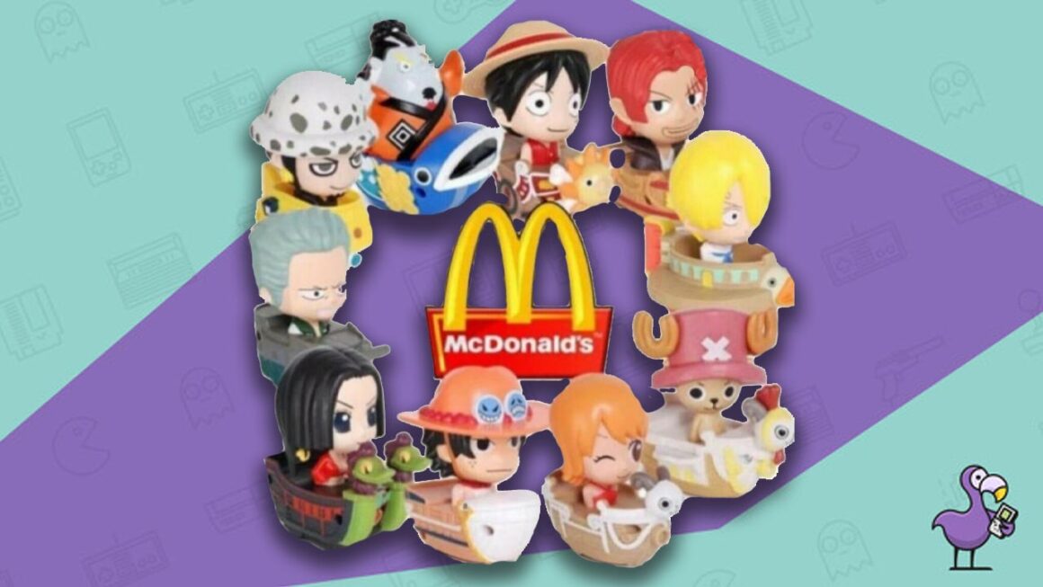One Piece characters McDonalds Happy Meal toys 