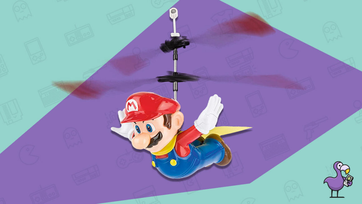 Carrera RC - Officially Licensed Flying Cape Super Mario Remote Control Helicopter Drone