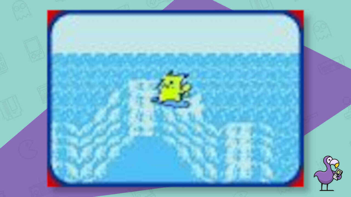 best Pokemon Yellow cheats for GameShark - Surfing Pikachu