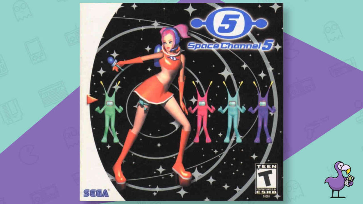 Space Channel 5 game case cover art Dreamcast