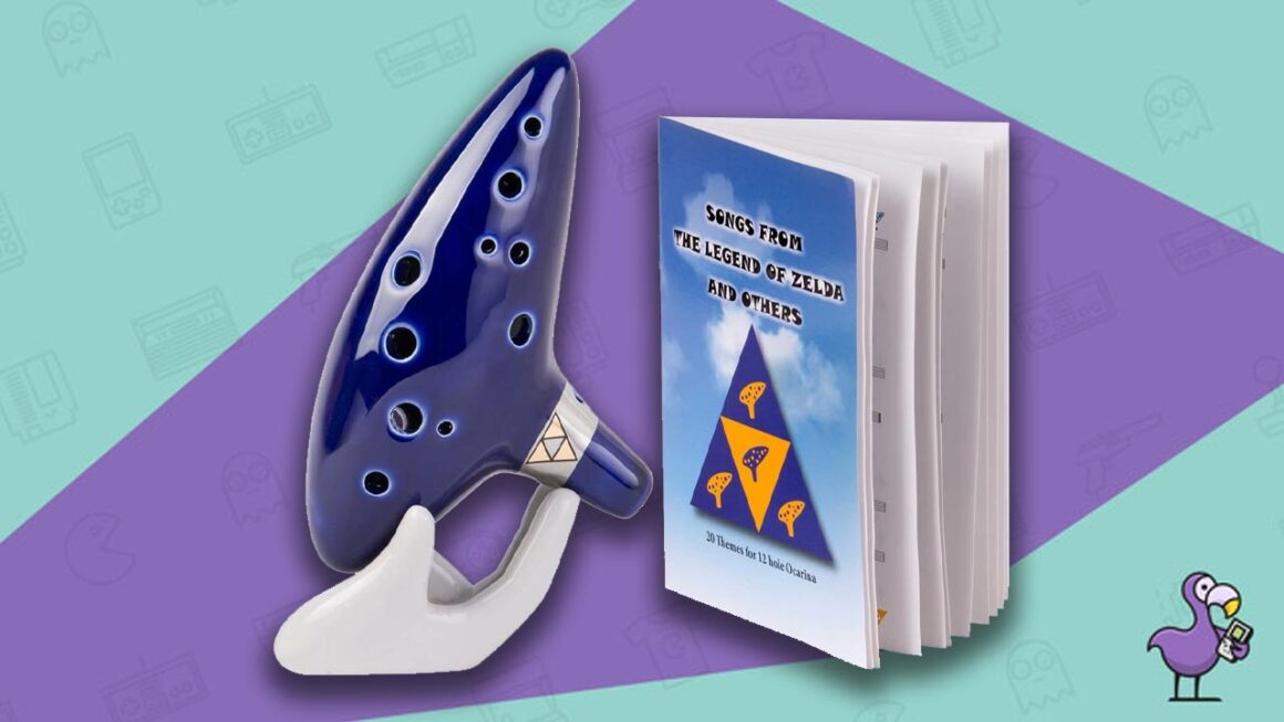 Best The Legend of Zelda gifts - Ceramic Ocarina with Songbook