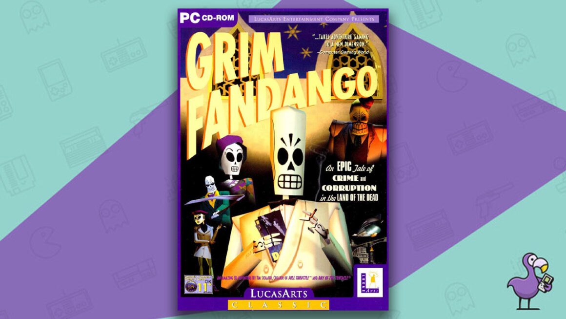 10 Best Point And Click Adventure Games - Grim Fandango game case cover art