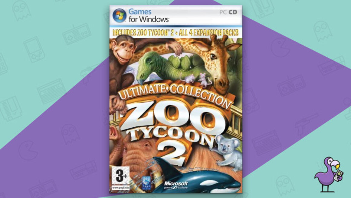best zoo building games - Zoo Tycoon 2 Ultimate Collection game case cover art PC