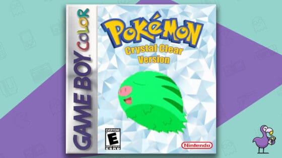 10 Best Gameboy Color Pokemon Games Ever Made   Pokemon Crystal Clear Game Case Cover Art Best Gameboy Color Pokemon Games 560x315 