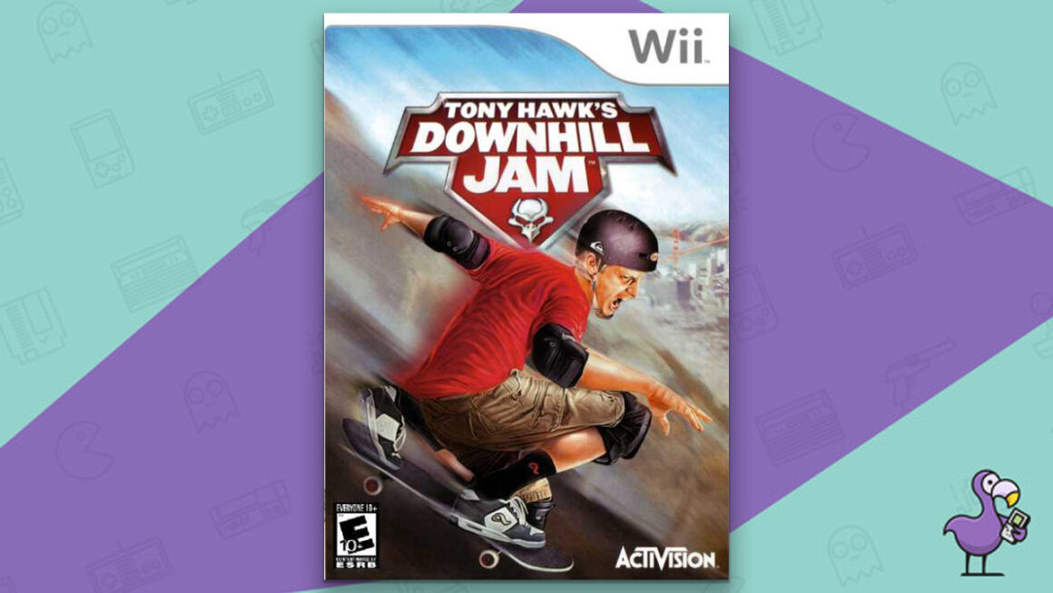 Tony Hawk Games - Downhill Jam game case Wii