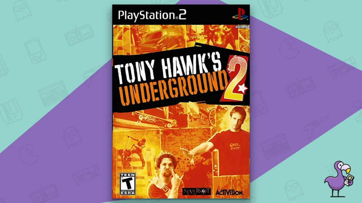 Tony Hawk Games - Underground 2 game case PS2