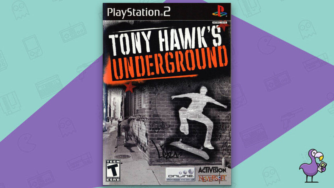 Tony Hawk Games - Underground PS2 game case