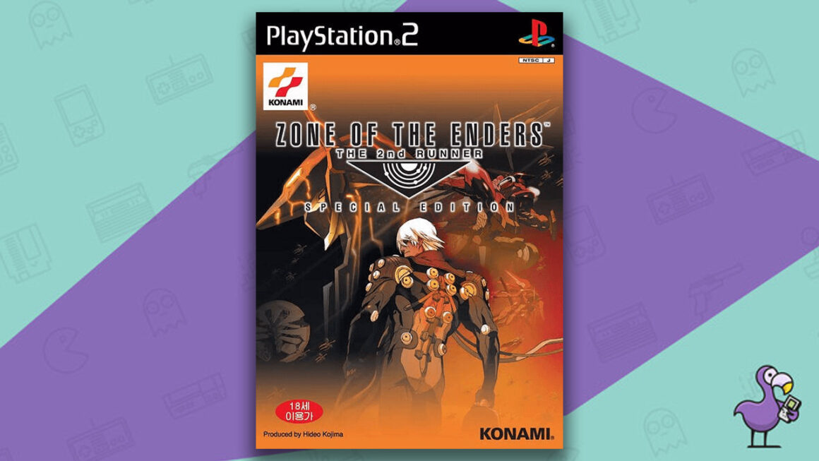Najlepšie robotické hry - Zone of the Enders: 2. puzdro Runner PS2 Game Case