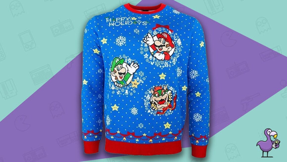 Best Nintendo Gifts - Mario Christmas Jumper