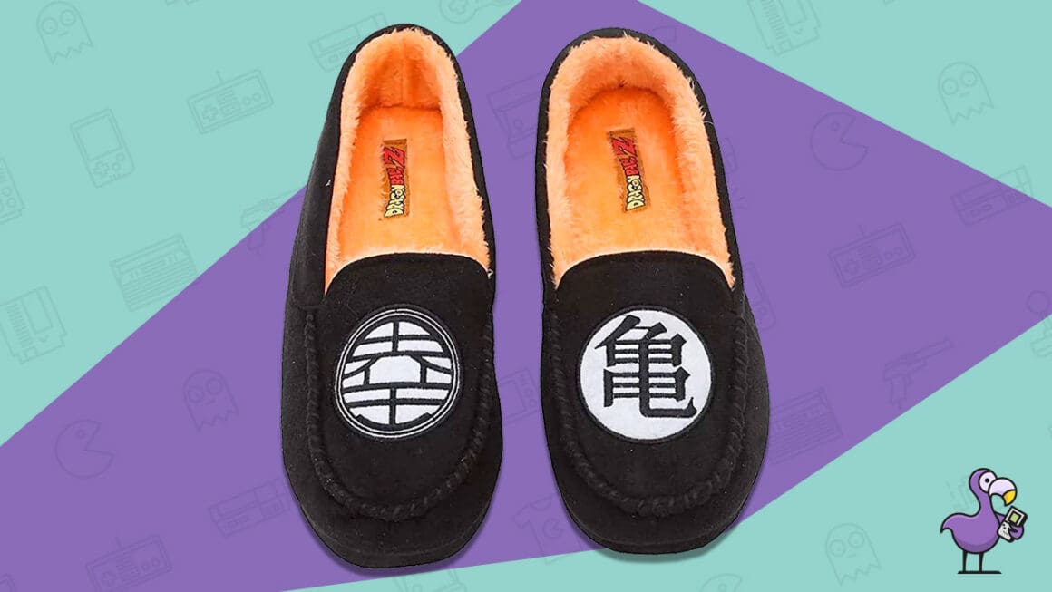 Dragon Ball Z Mens Moccasin Slippers