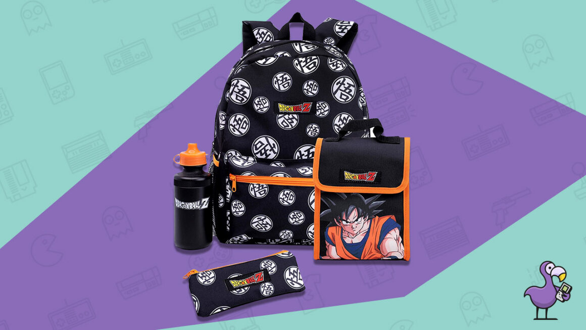Dragon Ball Z Backpack 4 Piece Set