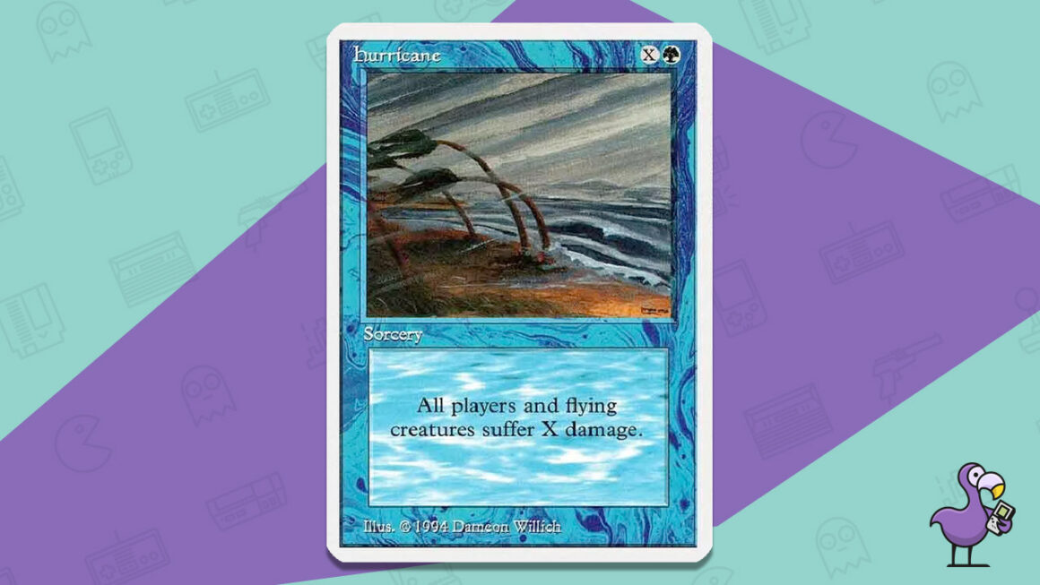 Blue Hurricane (Misprint) - Rare Magic The Gathering Cards