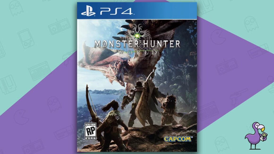 best dinosaur games - Monster hunter world PS4 game case
