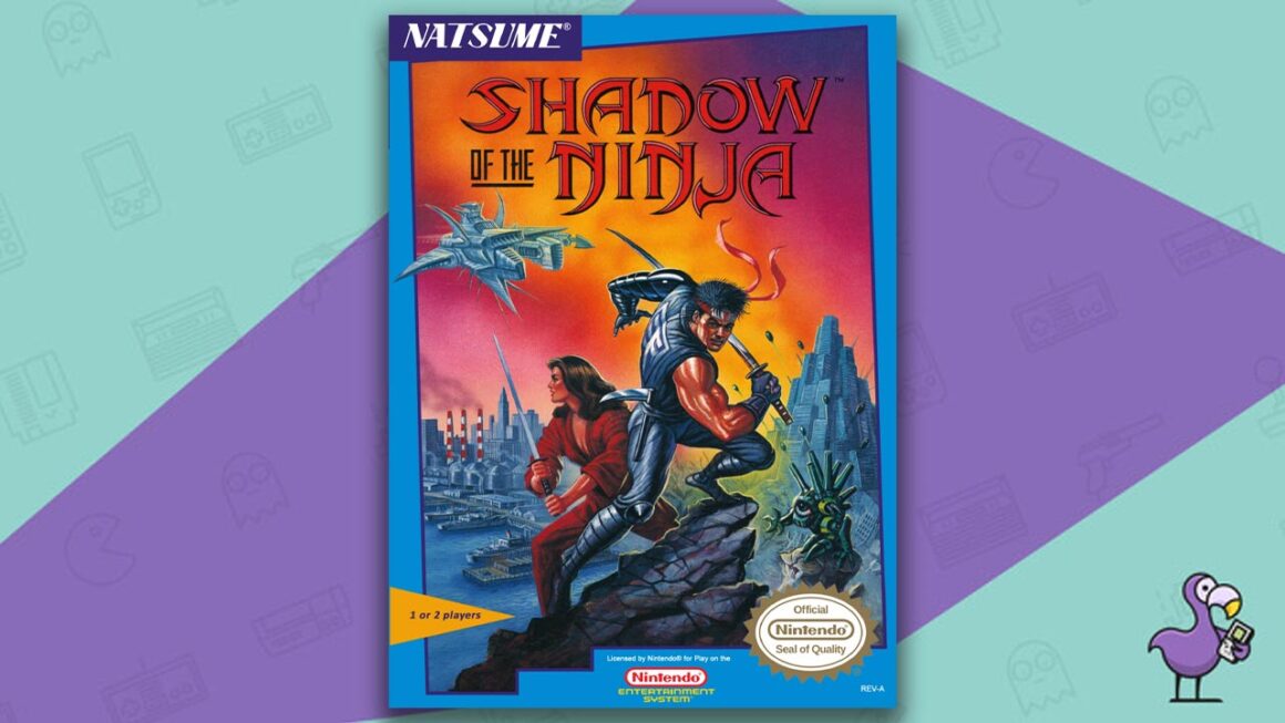 Najlepsze gry ninja - Shadow of the Ninja NES Game Case Cover Art