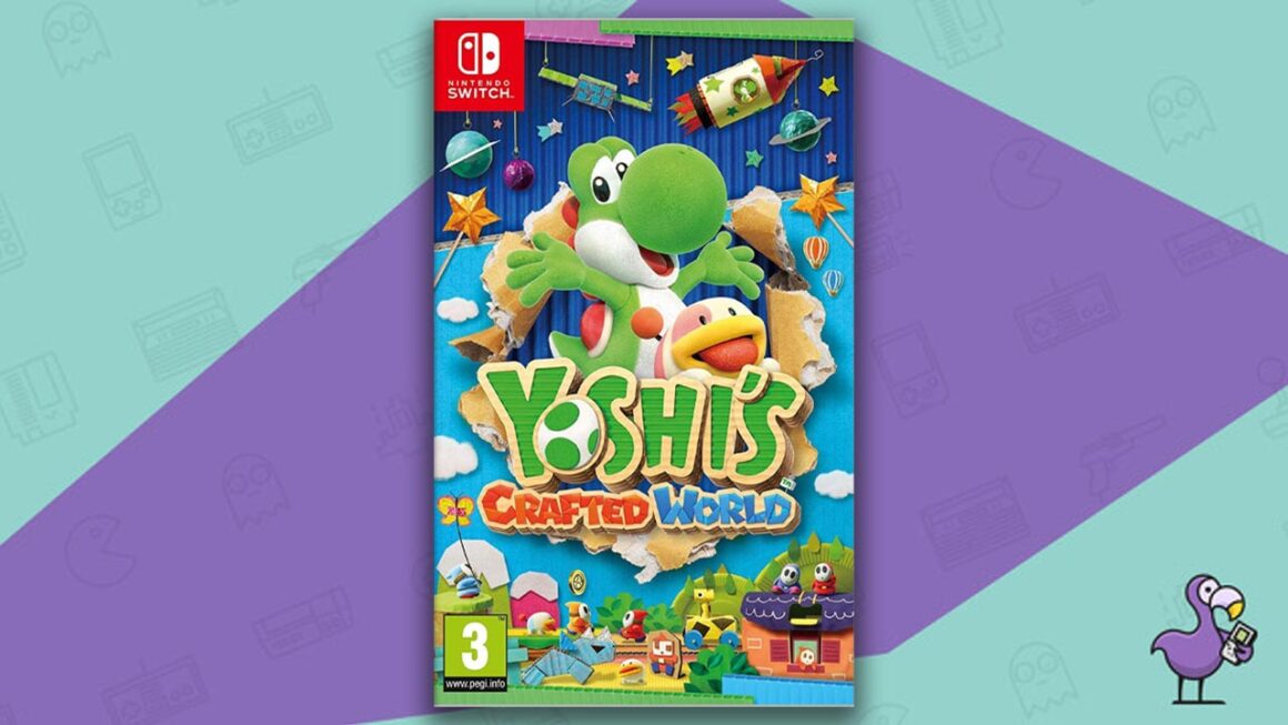 best dinosaur games - Yoshi's Crafted World game case Nintendo Switch
