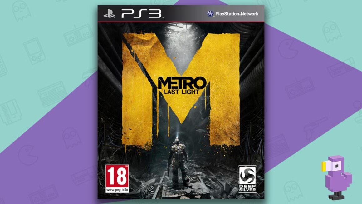 PS3 FPS Games - Metro Last Light game case cover art