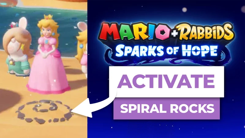 how to activate spiral rocks in mario rabbids