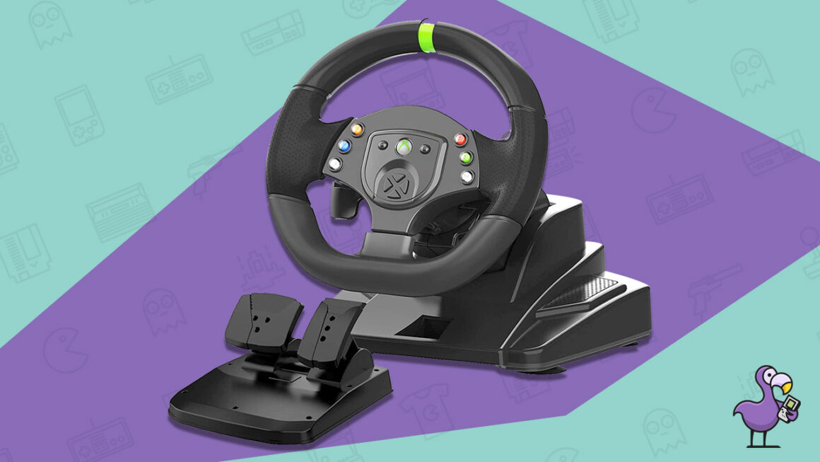 DOYO Xbox 360 180° Gaming Racing Steering Wheel
