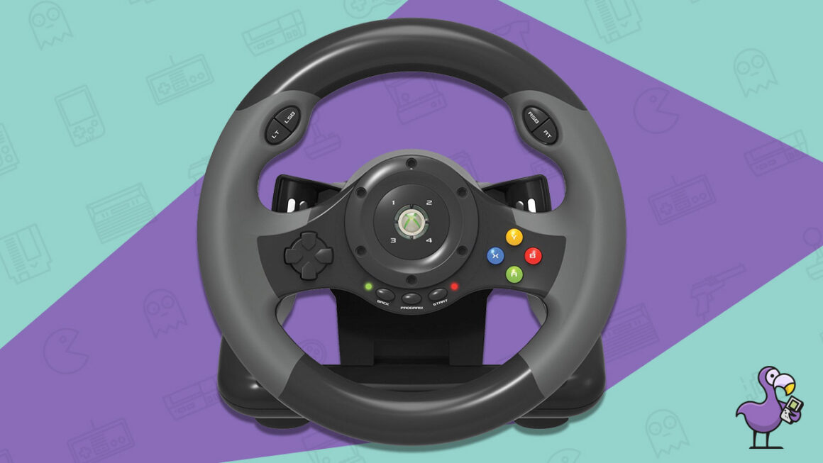 HORI Xbox 360 Racing Wheel EX2 - 6 Best Xbox 360 Steering Wheel Sets Of 2022