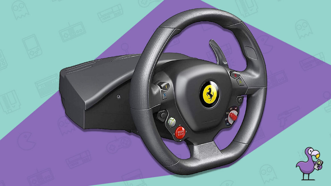 THRUSTMASTER Ferrari 458 RW Xbox 360 Racing Steering Wheel - 6 Best Xbox 360 Steering Wheel Sets Of 2022