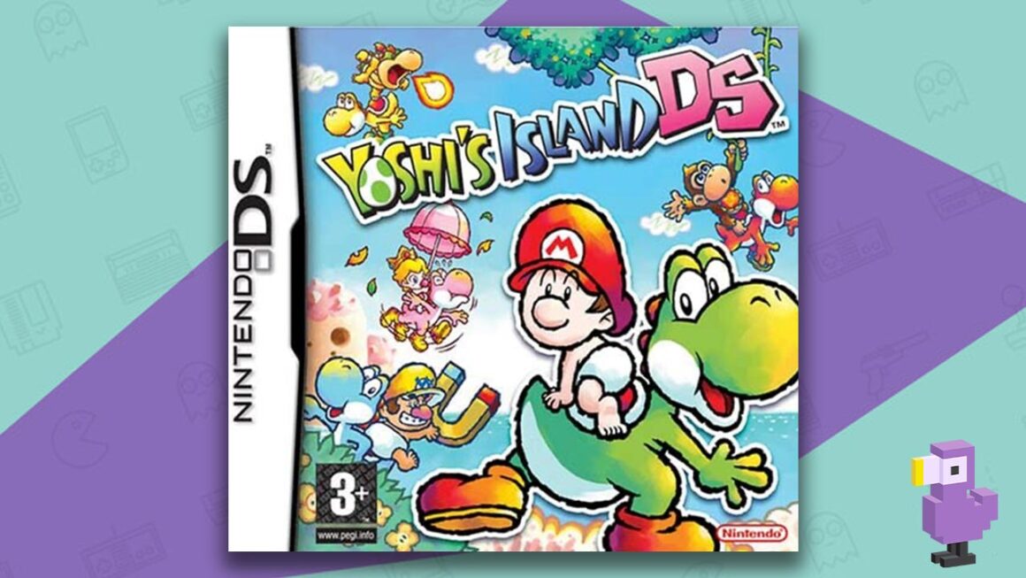 Best Yoshi Games - Yoshi's Island DS Nintendo DS game case