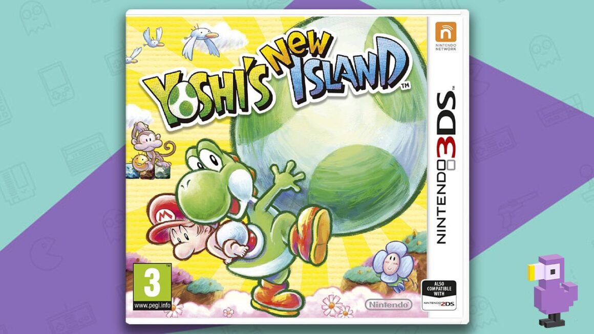 Best Yoshi Games - Yoshi's New Island 3DS Game Case