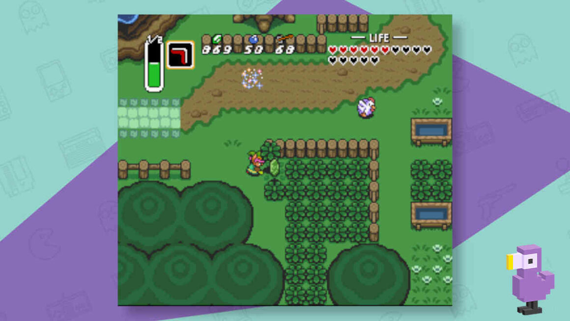 Zelda 3 - Rupees in the Grass