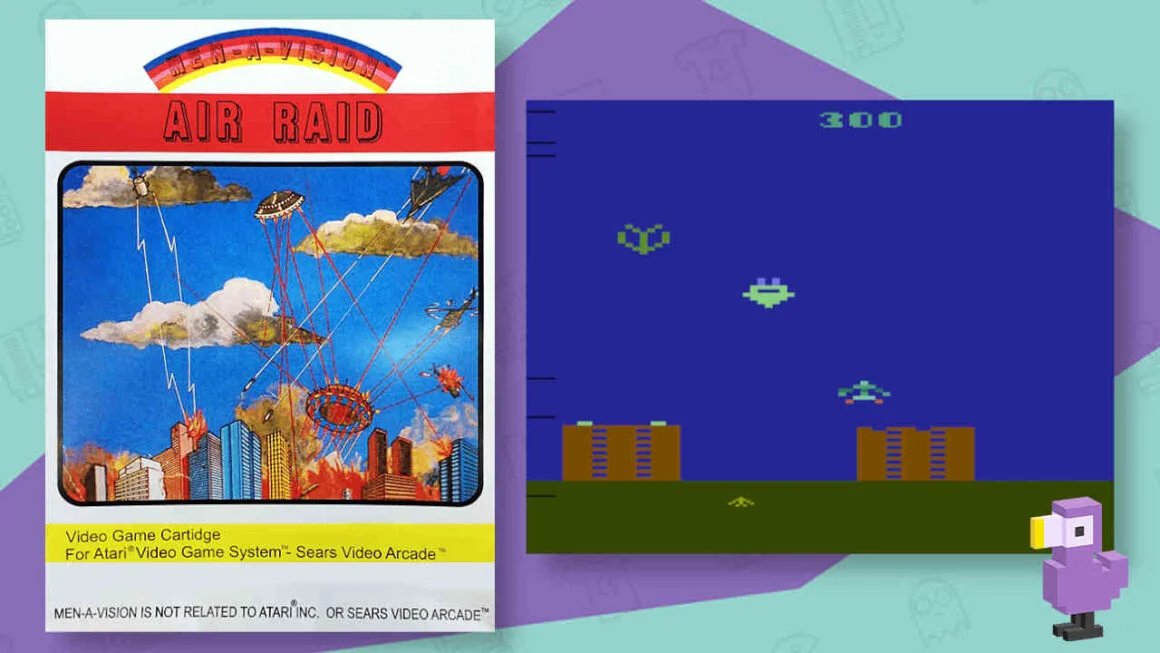 Air Raid Atari - Rare Atari Games