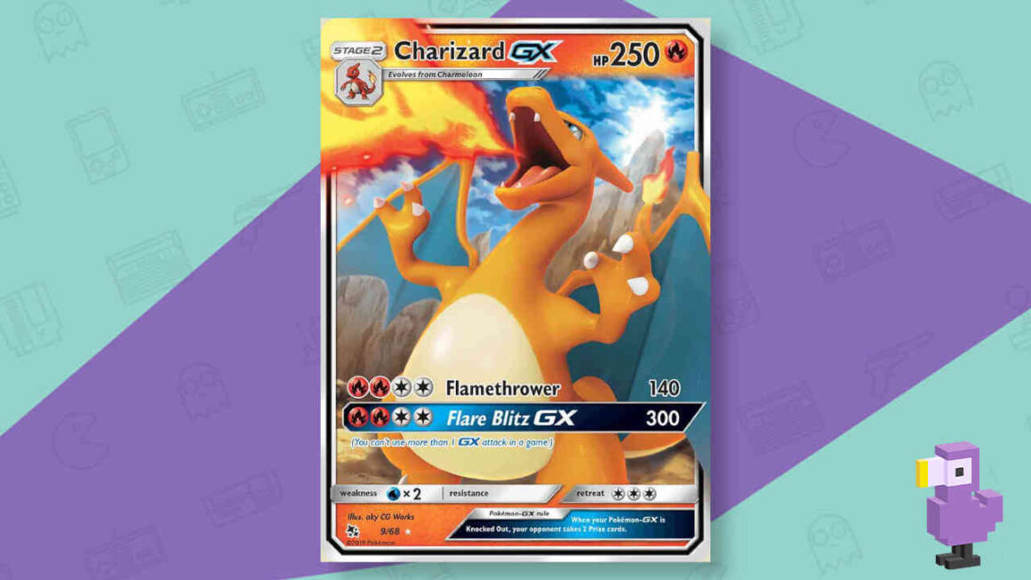 Charizard GX - Destino Hidden - Cartões Pokémon mais fortes