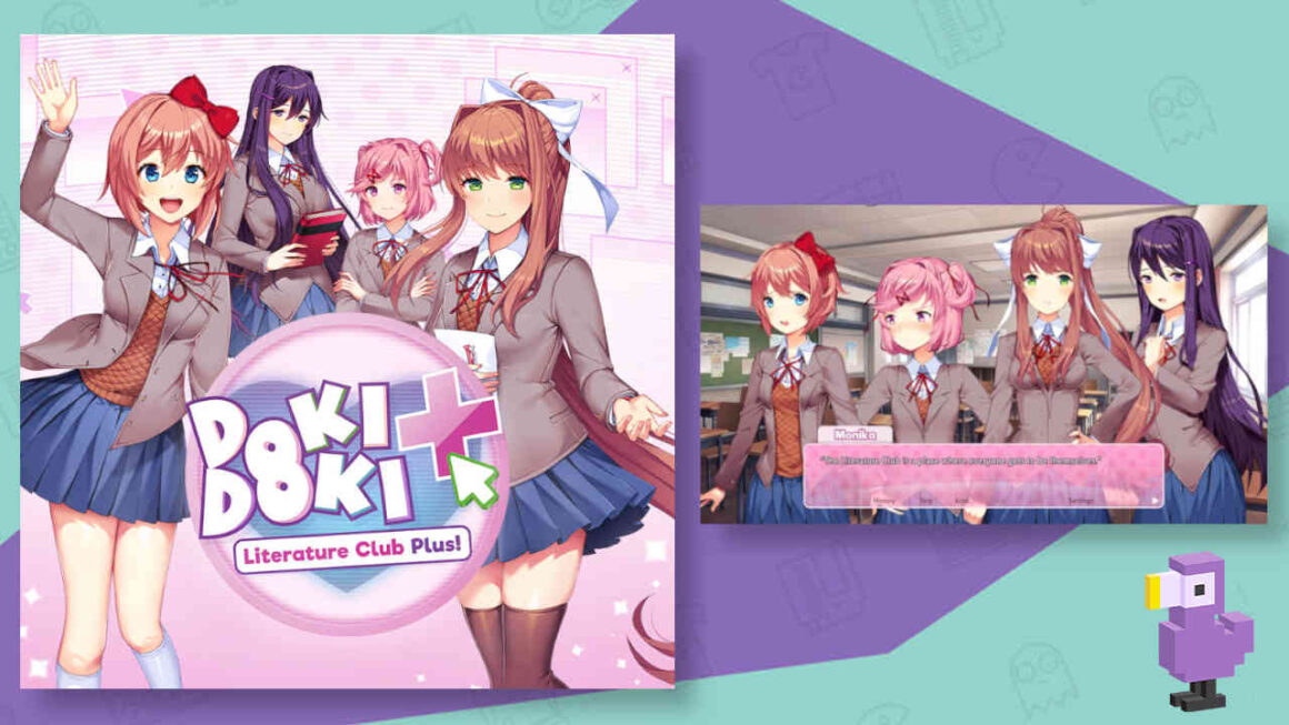 Doki Doki Literature Club Plus Switch - Best Anime Romance Games