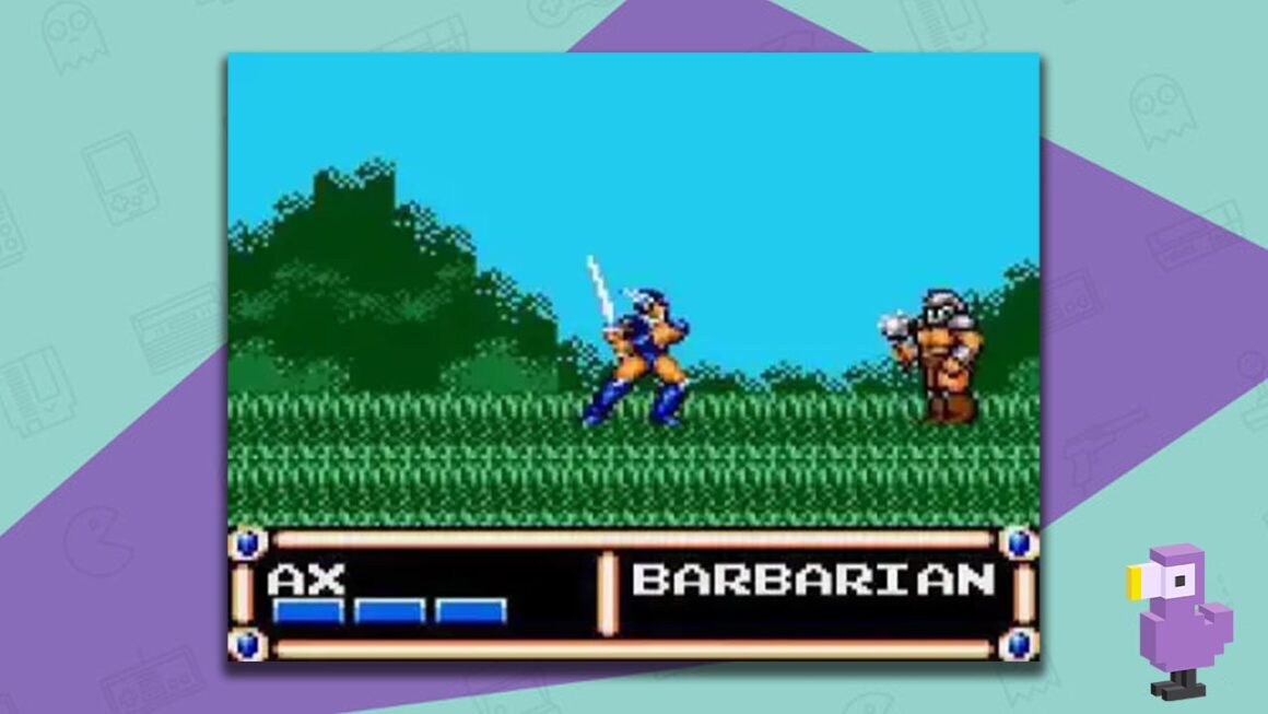 Ax Battler: A Legend Of Golden Axe gameplay