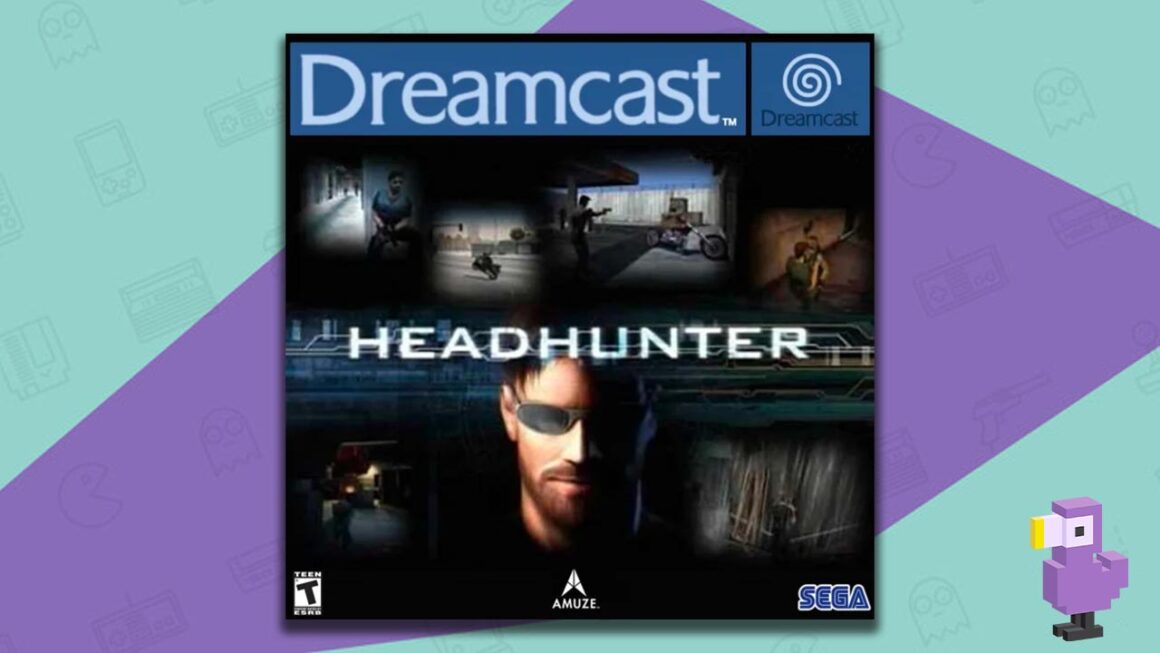 best dreamcast games - headhunter game case