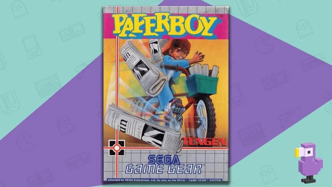 best sega game gear games - Paperboy