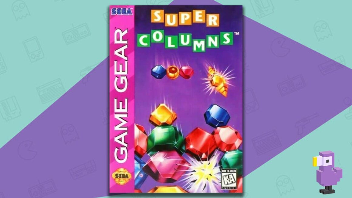 best sega game gear games - Super Columns game case