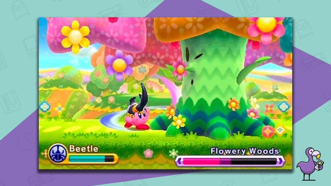 Kirby Triple Deluxe gameplay