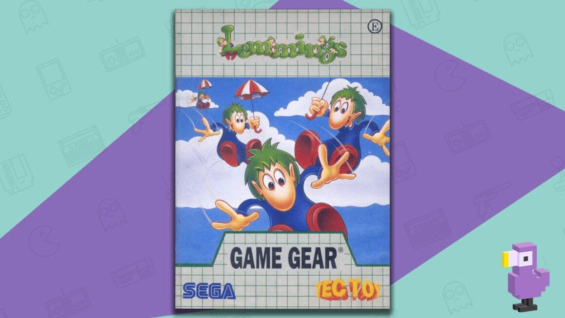 best sega game gear games - Lemmings game case