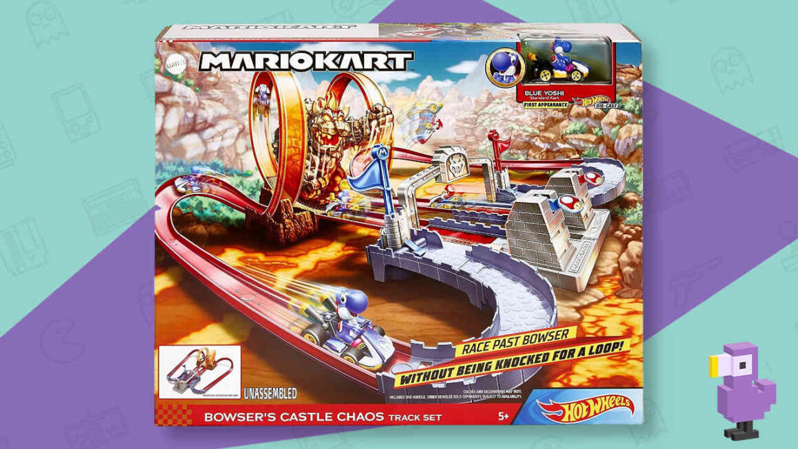 Hot Wheels Mario Kart Bowser's Castle Chaos