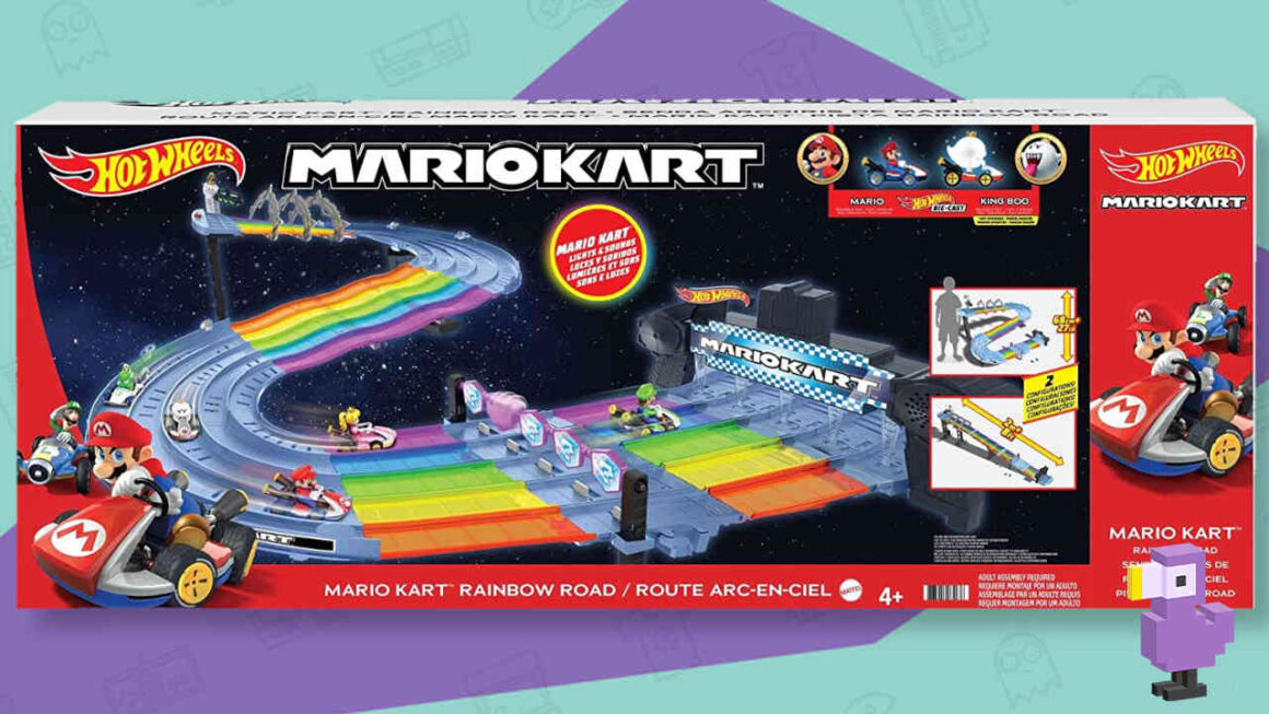Hot Wheels Mario Kart Rainbow Road 