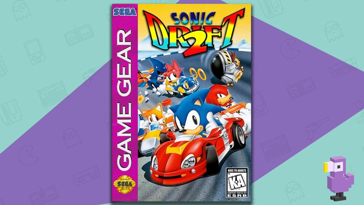 best sega game gear games - Sonic Drift 2 game case