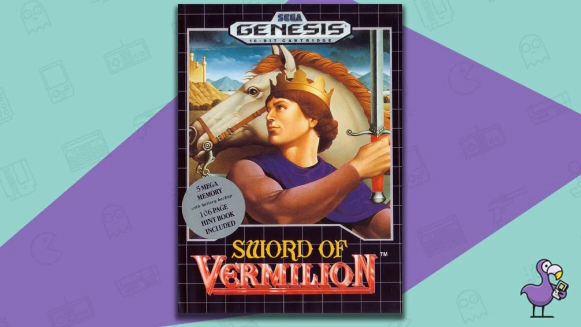 Sword Of Vermillion box for the Sega Genesis