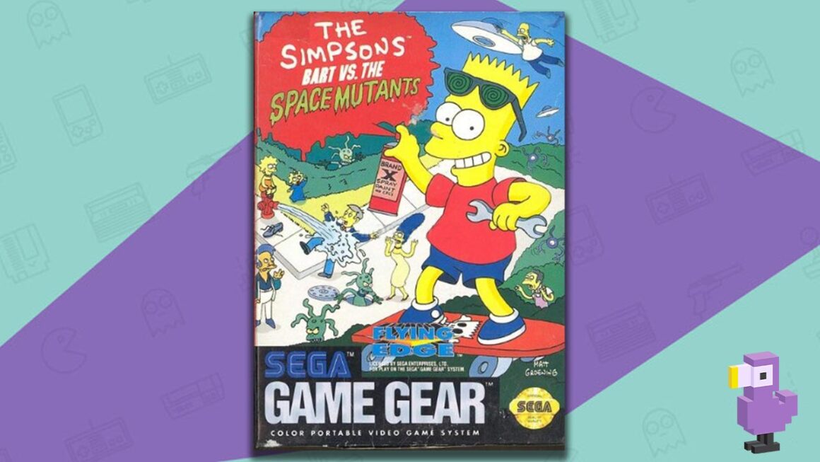best sega game gear games - The Simpsons Bart Vs The Space Mutants